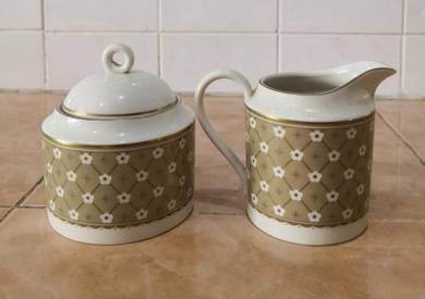 Mangkuk mikasa sugar bowl creamer jar