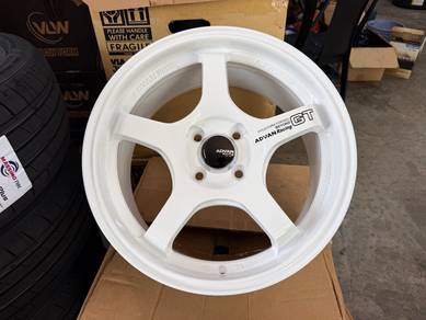Advan Gt 16 putih—Rim baru— 4x100