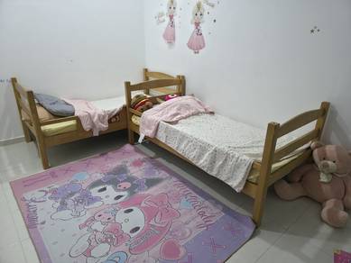 Bed Single ( 2 units)  free mattress self pickup