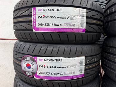 205/45/17 —Tayar baru— Nexen Primus v 2026