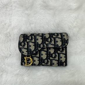 Authentic Dior SLG Oblique Beige Card Case