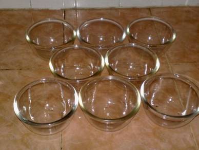 Mangkuk vintage pyrex pudding bowl 8