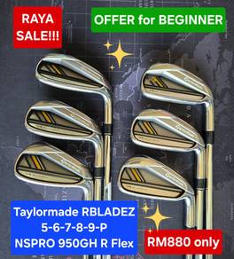 Taylormade RBLADEZ (5 - P) with NSPRO 950GH (R)