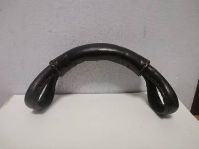 Vintage Satchi Leather Men Handbag Handle