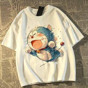 Baju Gadis Tops Unisex Doraemon Printed Free size