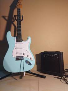 Electric guitar/e-guitar maverick baby blue