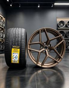 BMW 5 Series G30 19" Rim + Tayar Baru R483