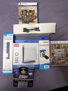 Gta5,uncharted& accesories ps5