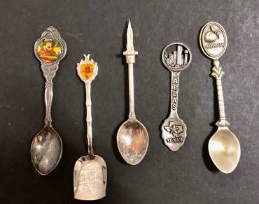 Vintage Souvenir Spoons USA