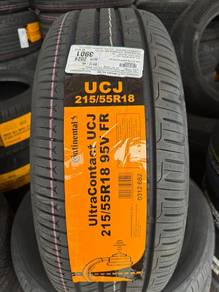 Tayar baru 215 55 18 Continental ucj 2024 new tyre