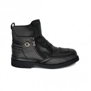 Safety Shoes Black Hammer Men Mid Zip BH4883 Black
