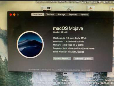 MacBook Air (13-inch, Early 2014)