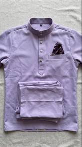 Baju Melayu Elrah Exclusive (lilac)