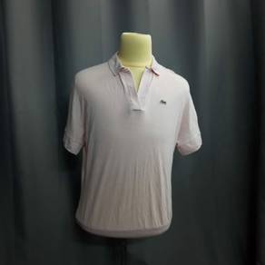 Lacoste Soft Pink V-Neck Top