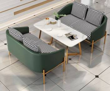 Cafeteria 1 Table and 4 chair set dining meja kopi