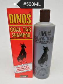 Dinos Coal Tar Pet Dog Shampoo Syampu Anjing 500ml