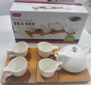 new bamboo tea set