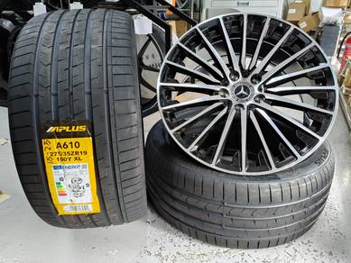 Mercedes W212 W213 W214 19" Rim + Tayar Baru R117