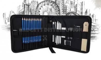 H&B 32pcs Drawing Sketch Pencil Kit Art Supplies