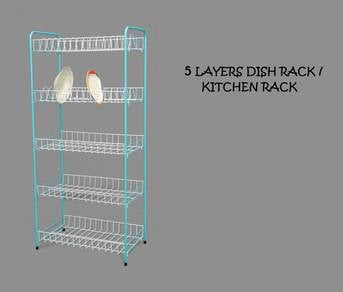 5 Layers Plate Rack / 5 Tingkat Rak PingganMangkuk