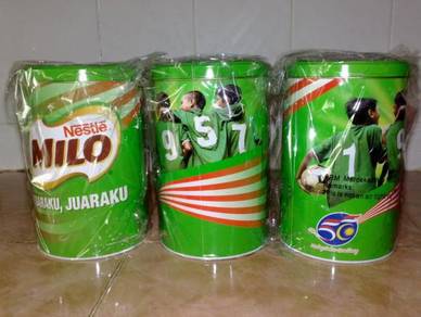 Kotak milo 50th merdeka tin box