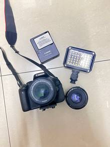 Canon EOS 600D DSLR Camera (extra lens + tripod)