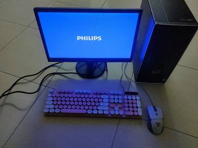 computer dekstop i3-7100 (7th) 8gb ram ssd and HDD