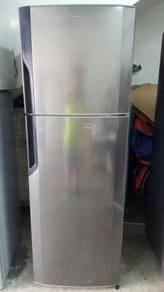 Ice Fridge Silver Refrigerator Panasonic Peti Ais