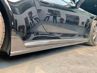 Porsche 992 Carrera 911 TA Side Skirt Lip Carbon
