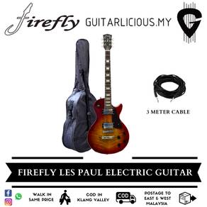 Firefly Les Paul Design Electric Guitar - Cherry