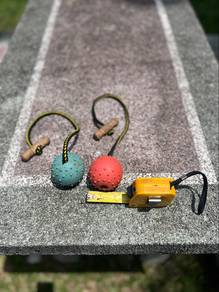 Klin dog training ball with rope