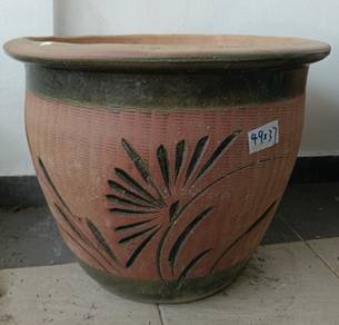 Clay flower pot 49x37cm (Used)