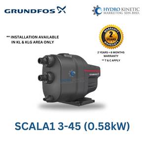 GRUNDFOS SCALA1 3-45 (0.58kW) self-priming pump