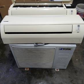 Aircond Second York 1hp 1.5hp ⚠️SIAP PASANG