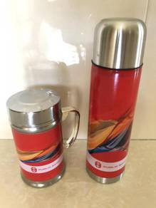 Red Mug Stainless Steel & Hot Flask Bottle