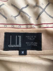 Vintage 1970 Dunhill golf stick print long sleeve