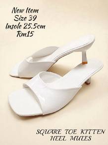 Kitten Heel Mules