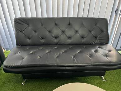 SOFA BED (PU Black)