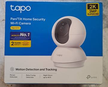 TP-Link Tapo C210
Pan/Tilt Home Wi-Fi CCTV
