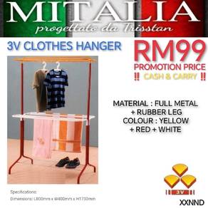 Metal Cloth Drying Hanger | Rak Besi Jemur Baju