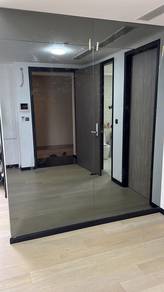 Wall Mirror Install l cermin dinding tempah l