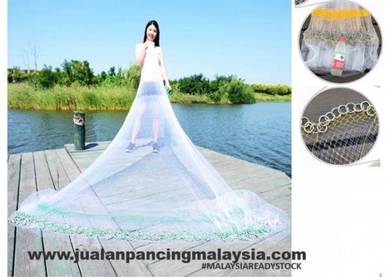 Traditional Ring Rantai Cast Net Jala