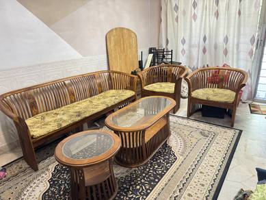 sofa jati 3+1+1