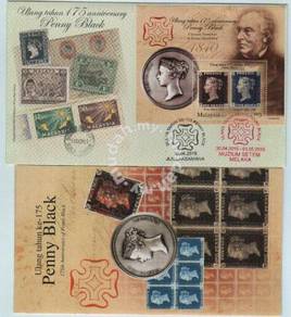 First Day Cover 175th Penny Black Malaysia 2015