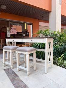 SSF solid wood FARMHOUSE Bar TABLE SET