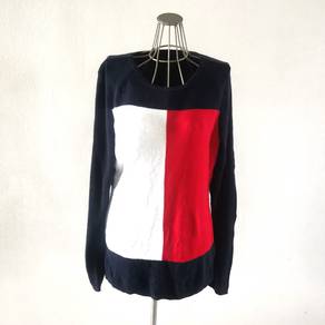 Tommy Hilfiger VTG Colorblock Knit Sweater