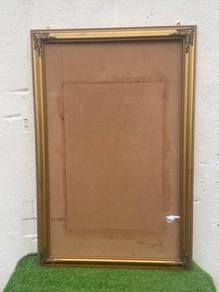 C020 Bingkai Gambar Kayu 81x123cm Poster Frame