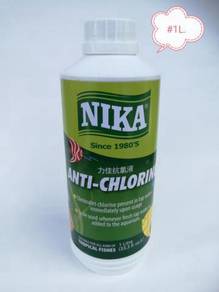Nika Anti Chlorine 1L Tropical Fish Aquarium Ikan