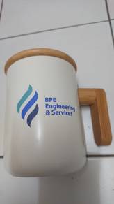 New BPE Engineering & Services Ceramic Wood Mug