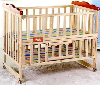 Extend Baby cot katil bayi infant bed budak 4